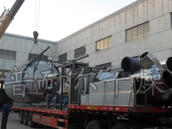 喷雾干燥机发货现场