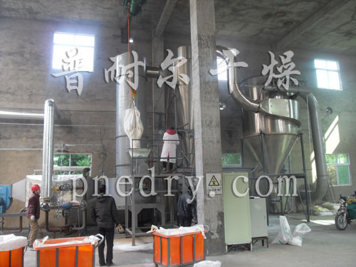 闪蒸干燥机的优点与组成原理及工作方式