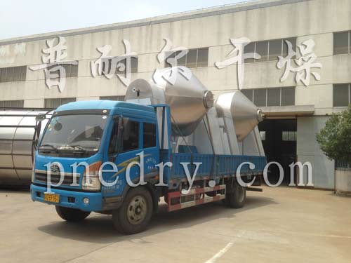 双锥真空干燥机发货现场