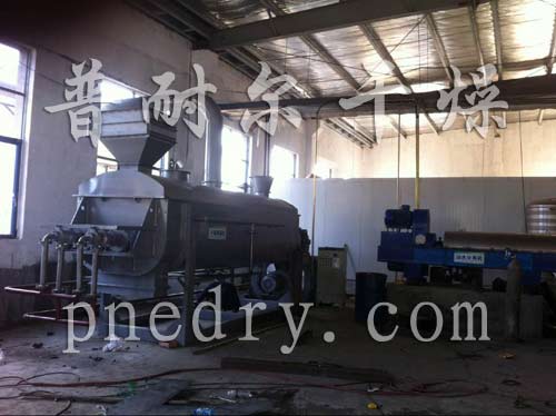 桨叶干燥机安装现场